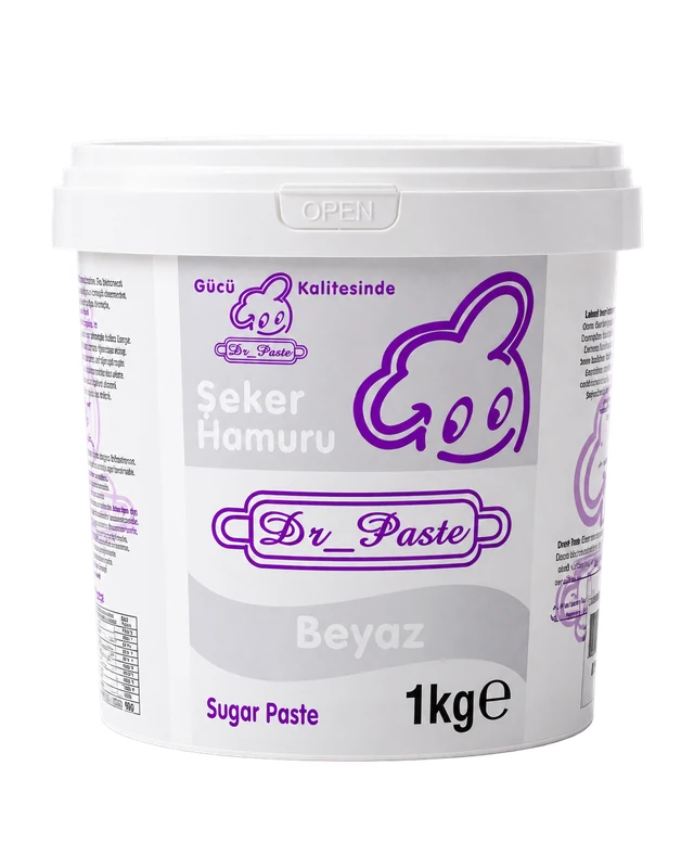 Dr-Paste Şeker Hamuru Beyaz 1KG