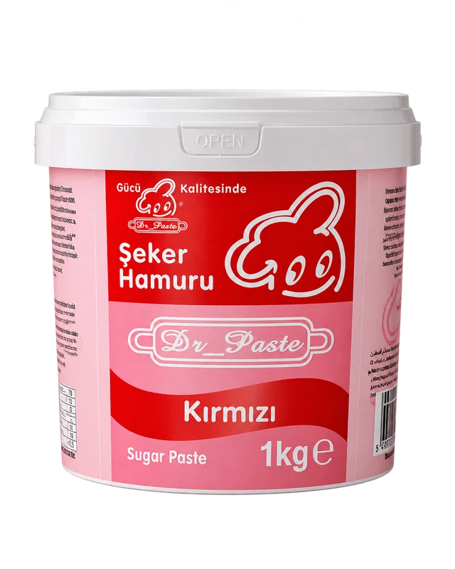 Dr-Paste Şeker Hamuru Kırmızı 1KG