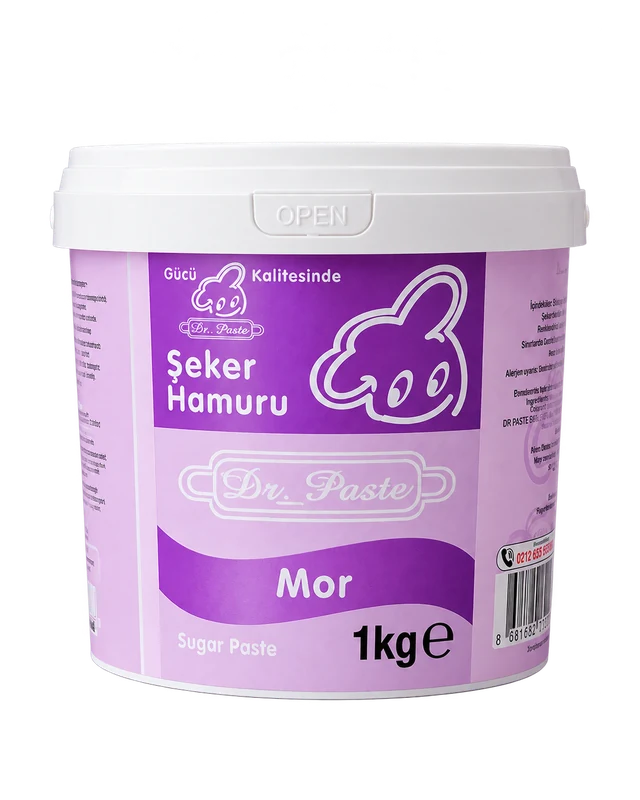 Dr-Paste Şeker Hamuru Mor 1KG