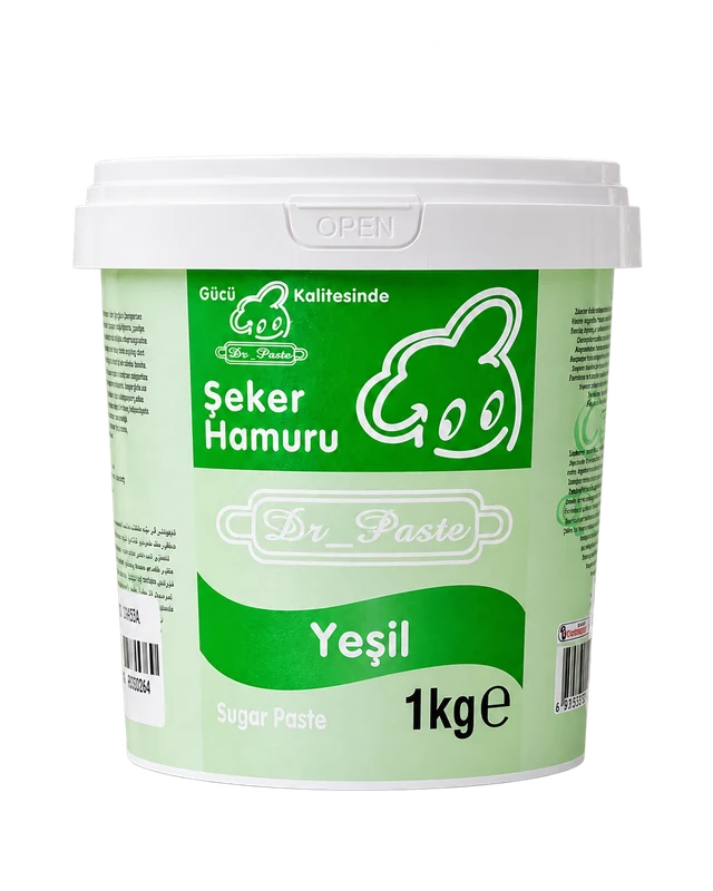 Dr-Paste Şeker Hamuru Yeşil 1KG