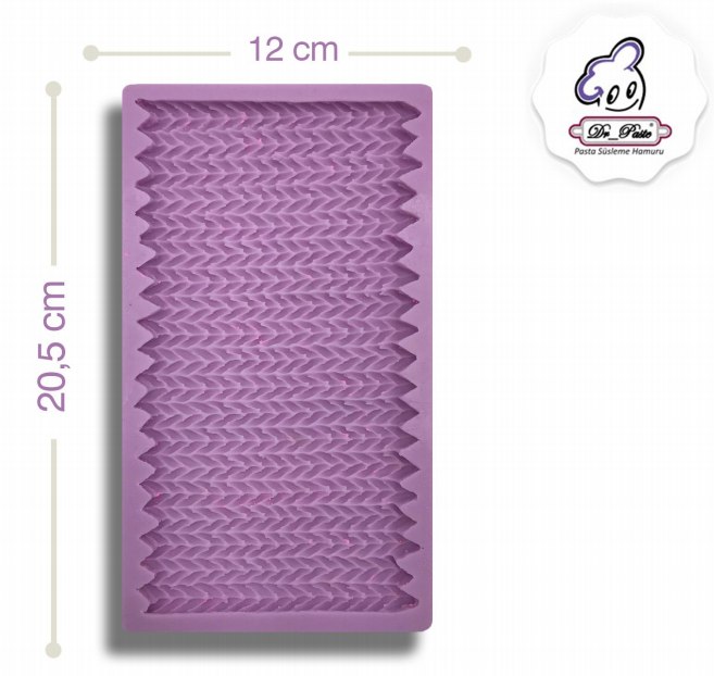 Silikon Kalıp 19 Sıra Örgü