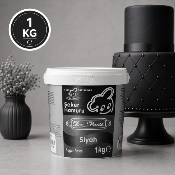 DR-Paste Şeker Hamuru Siyah 1KG