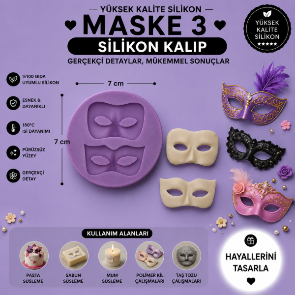 Silikon Kalıp Maske 3