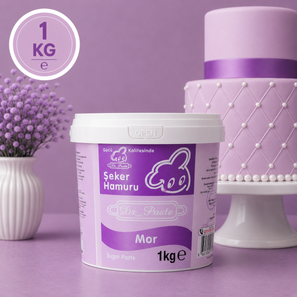 Dr-Paste Şeker Hamuru Mor 1KG