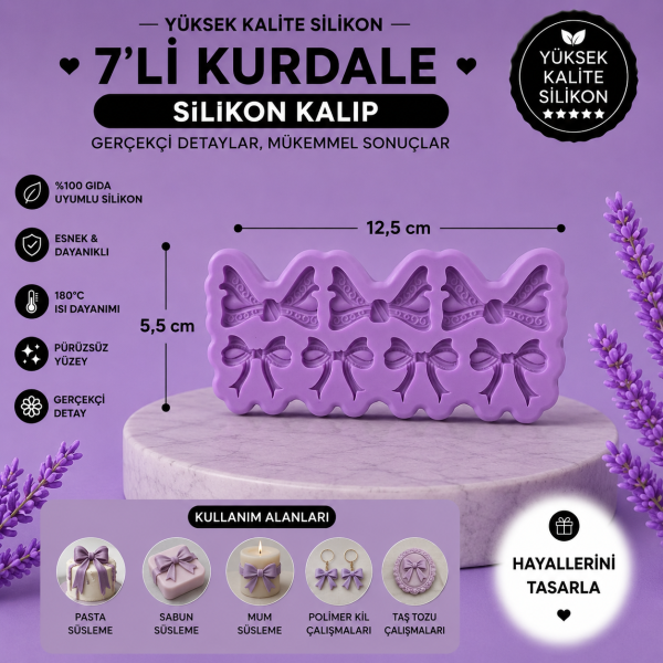 Silikon Kalıp 7'li Kurdale