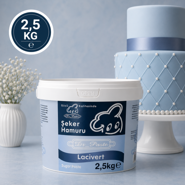 Dr-Paste Şeker Hamuru Lacivert 2,5 KG