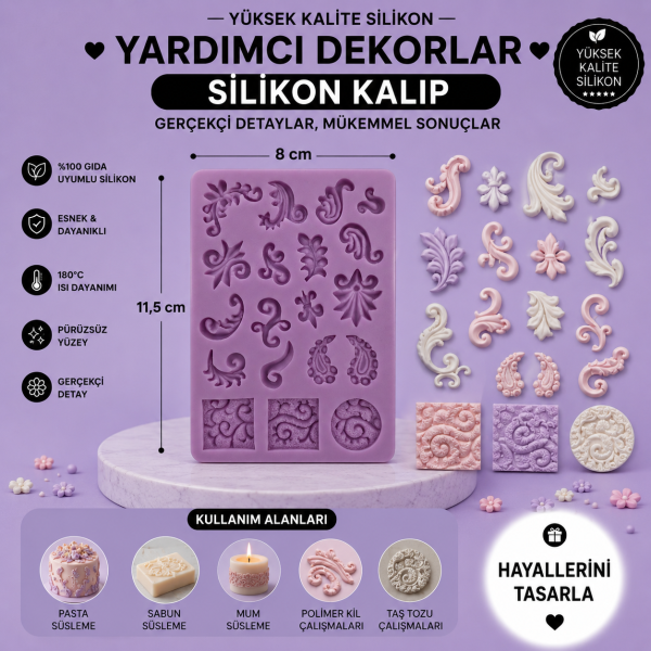 Silikon Kalıp Yardımcı Dekorlar