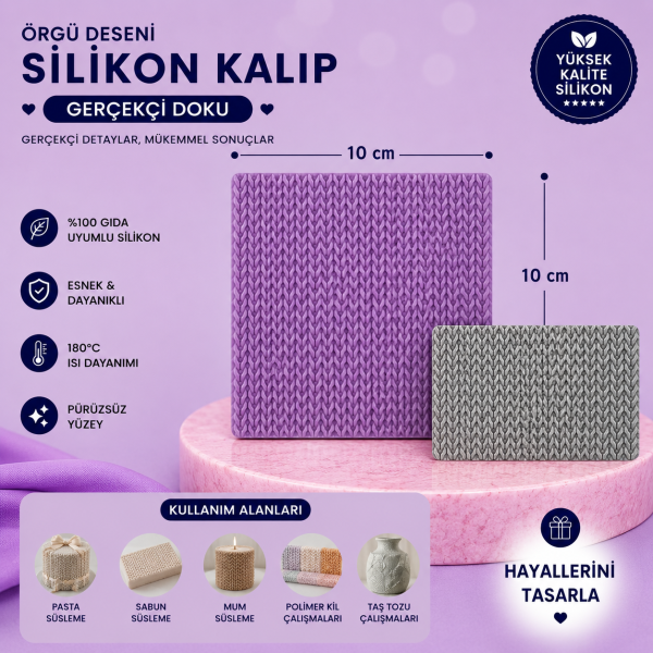 Silikon Kalıp Örgü