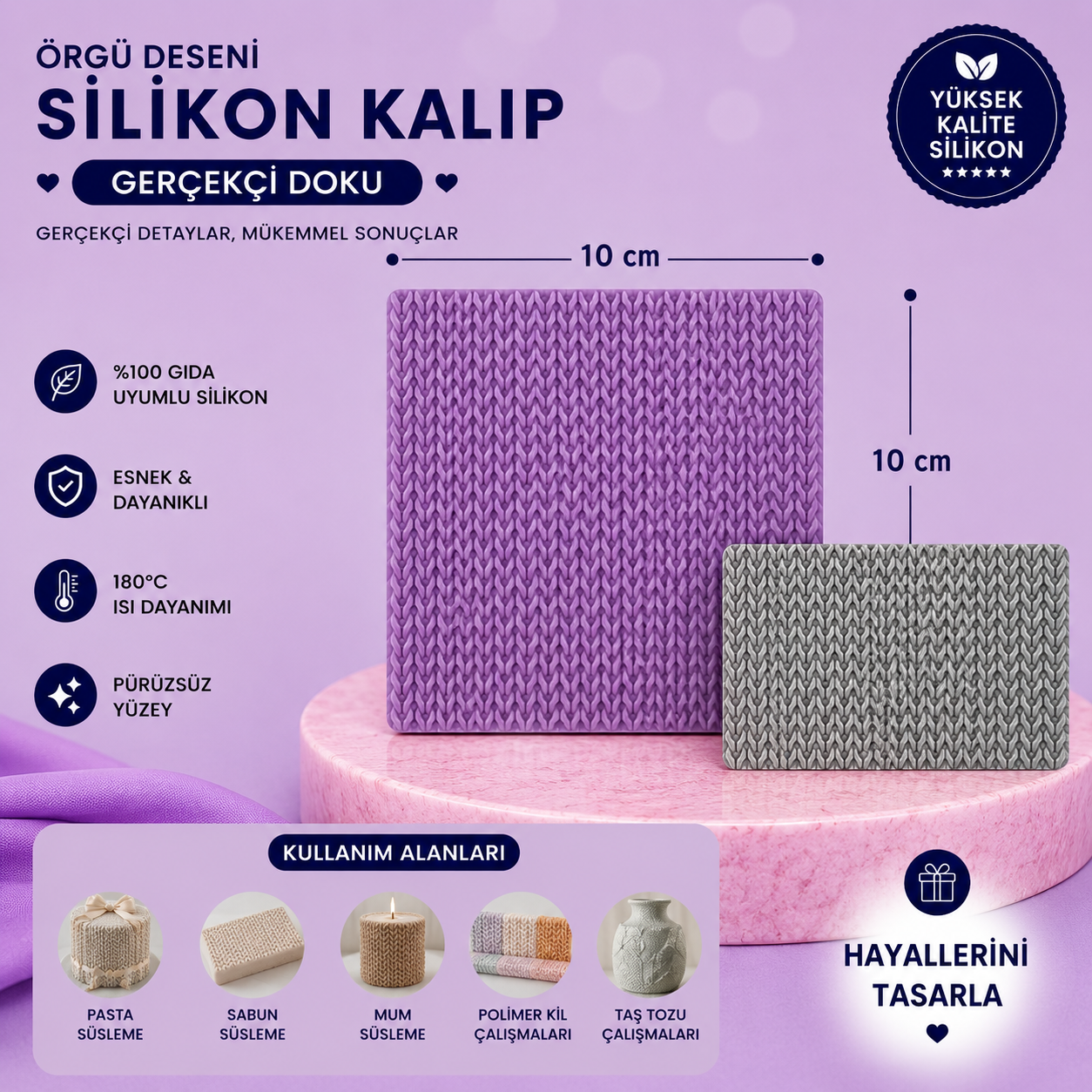 Silikon Kalıp Örgü