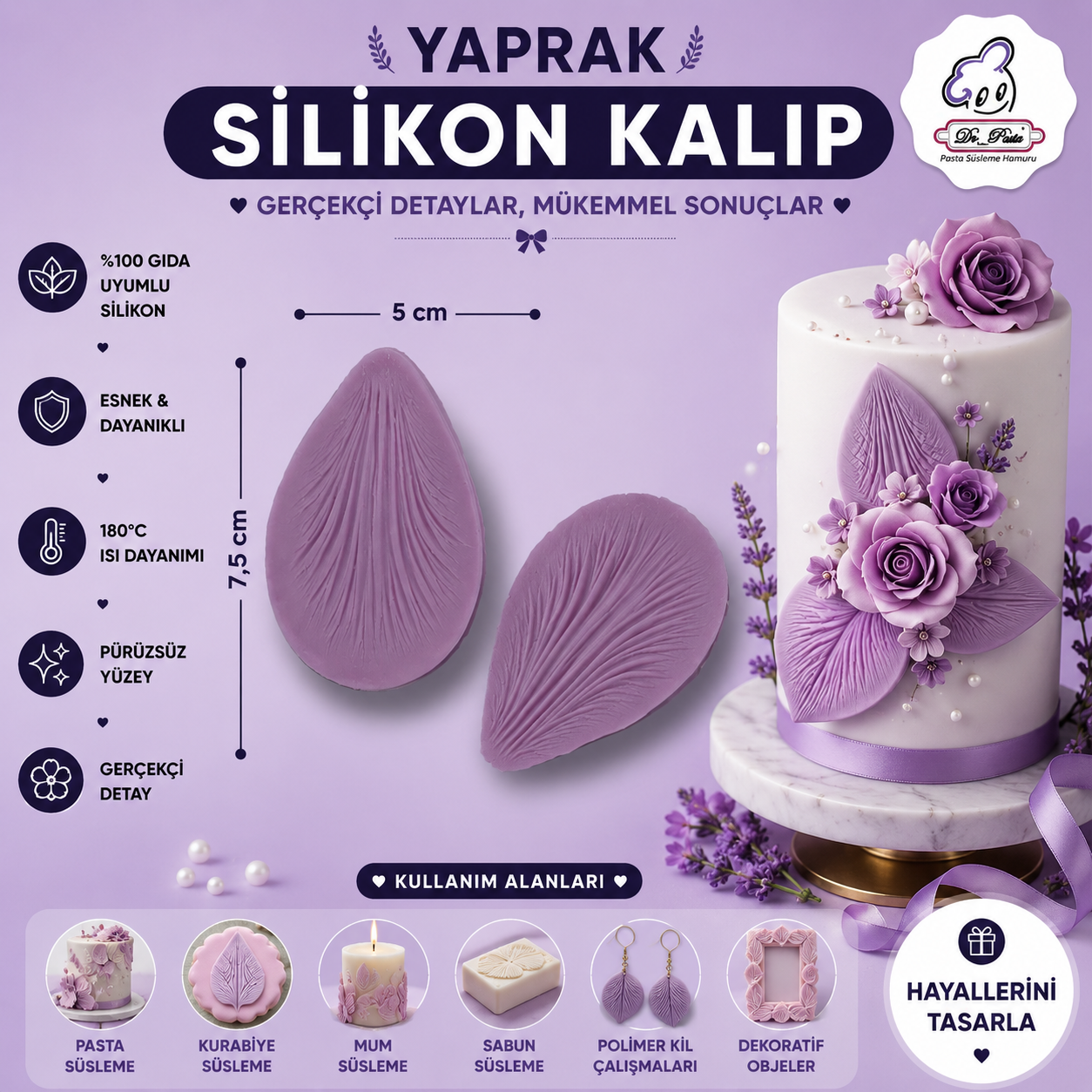 Silikon Kalıp Yaprak