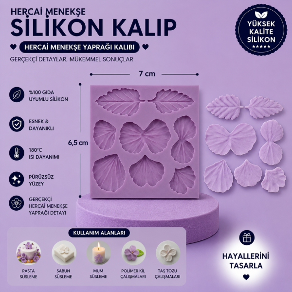 Silikon Kalıp Hercai Menekşe