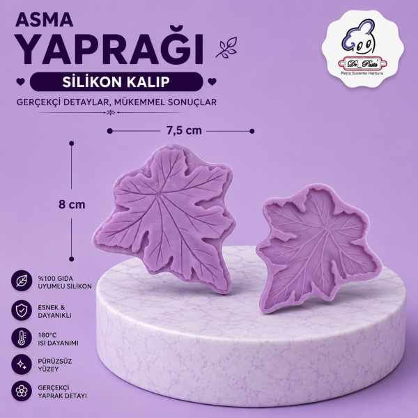 Silikon Kalıp Asma Yaprağı
