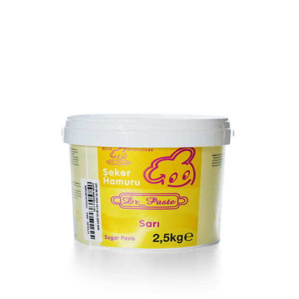 DR-Paste Şeker Hamuru Sarı 2,5 KG