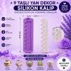 Silikon Kalıp 9 Taşlı Yan Dekor