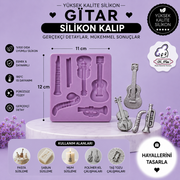 Silikon Kalıp Gitar