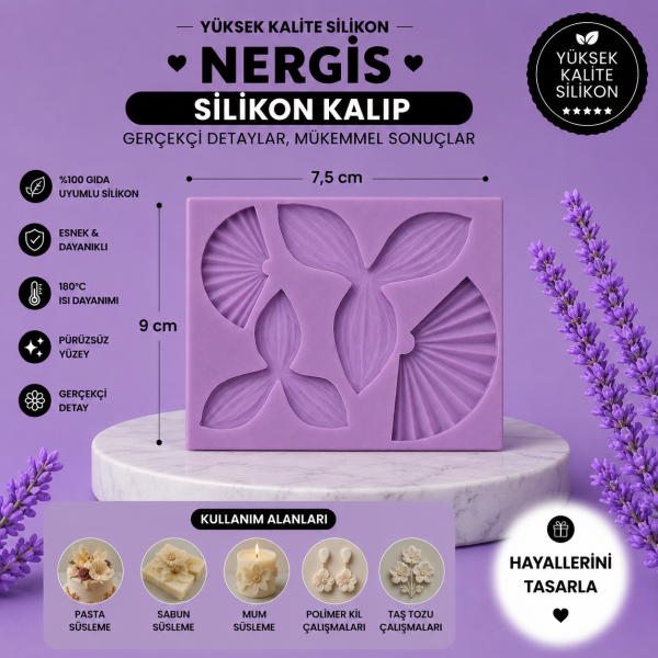 Silikon Kalıp Nergis