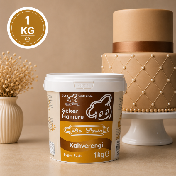Dr-Paste Şeker Hamuru Kahverengi 1KG