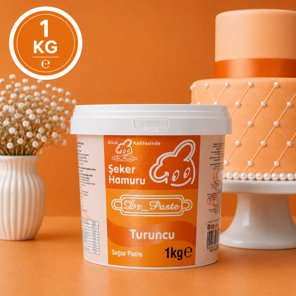 Dr-Paste Şeker Hamuru Turuncu 1KG