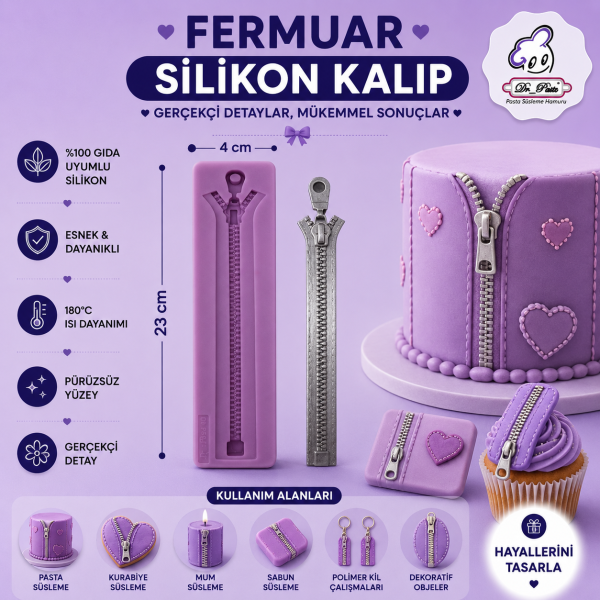 Silikon Kalıp Fermuar