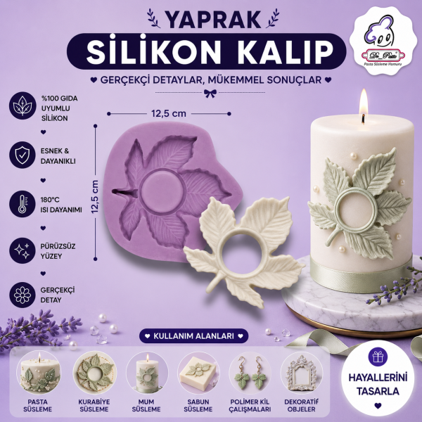 Silikon Kalıp Yaprak
