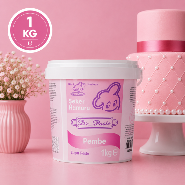 Dr-Paste Şeker Hamuru Pembe 1KG