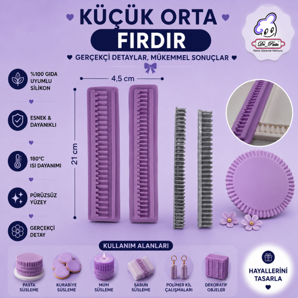 Silikon Kalıp Küçük Orta Fırdır
