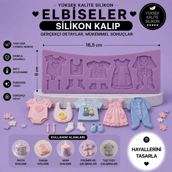 Silikon Kalıp Elbiseler