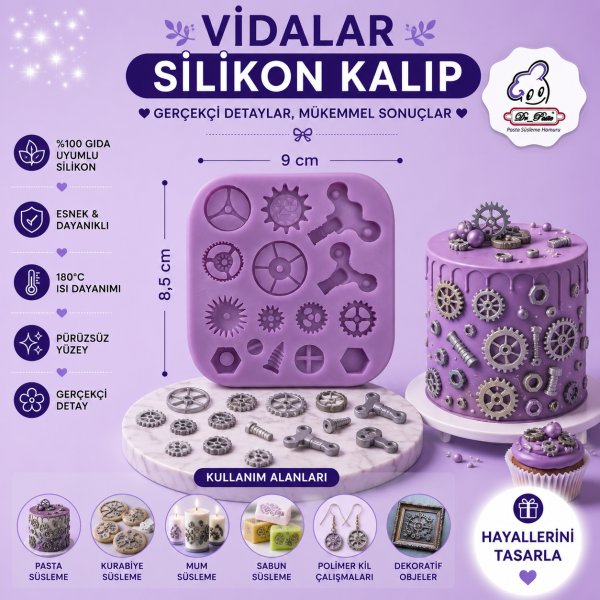 Silikon Kalıp Vidalar