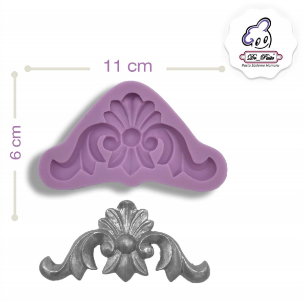 Silikon Kalıp 11 cm Yan Dekor