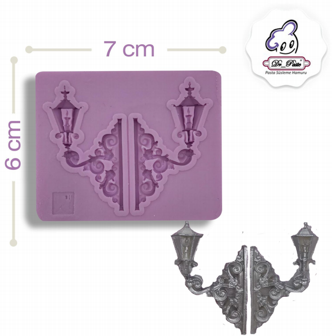Silikon Kalıp Bahçe Lambası