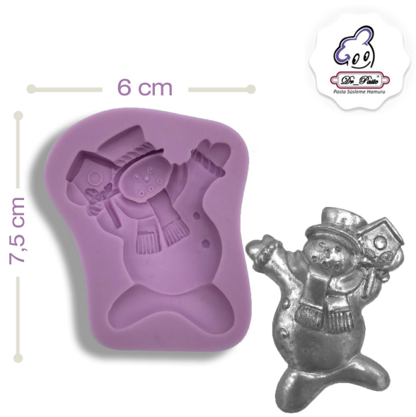 Silikon Kalıp Kardan Adam