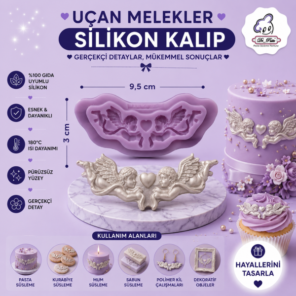 Silikon Kalıp Uçan Melekler