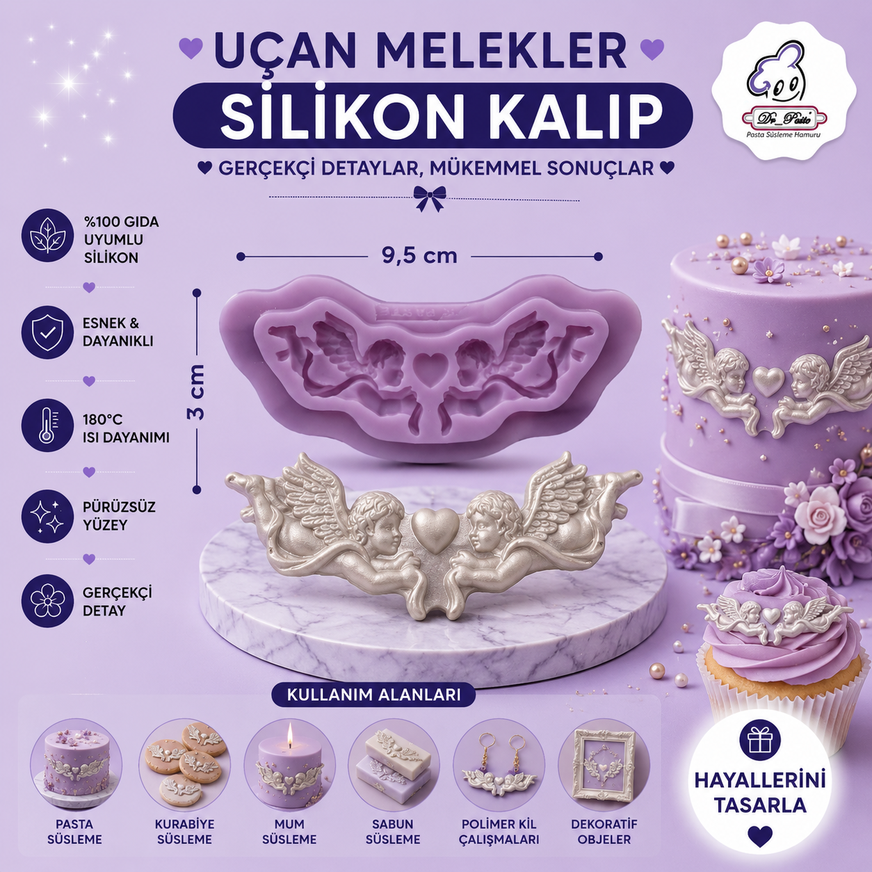 Silikon Kalıp Uçan Melekler