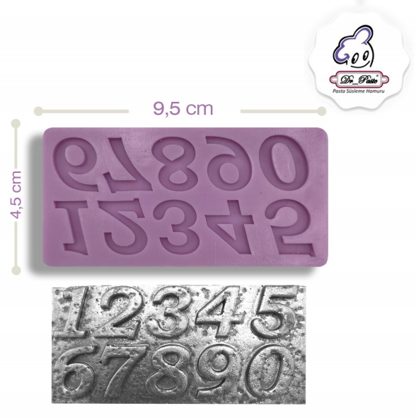 Silikon Kalıp Küçük Rakamlar