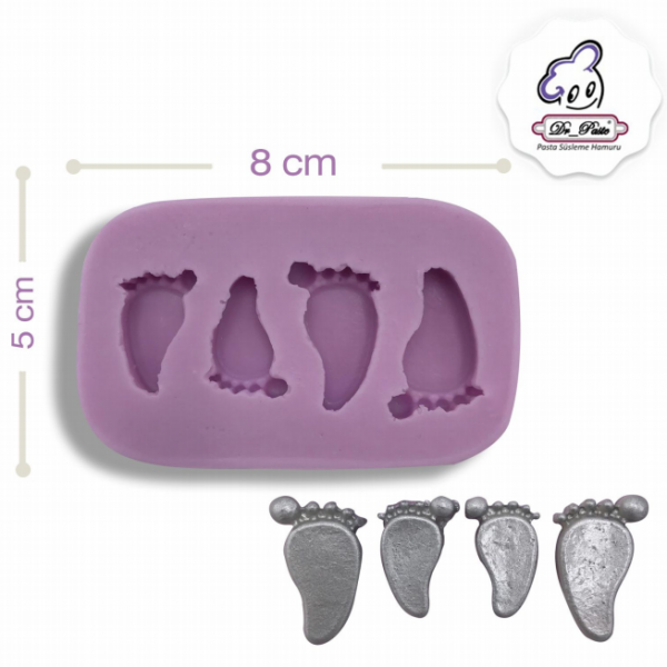 Silikon Kalıp Ayak İzi