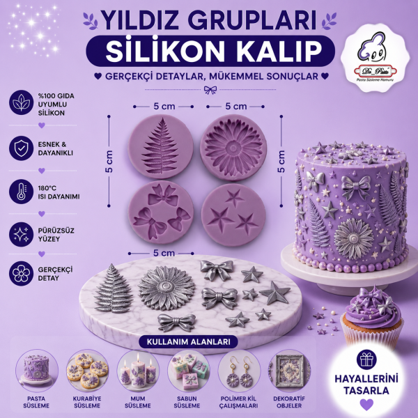 Silikon Kalıp Yıldız Grupları