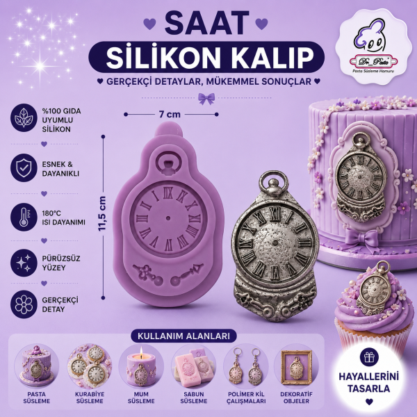 Silikon Kalıp Saat