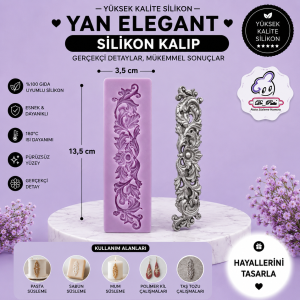 Silikon Kalıp Yan Elegant