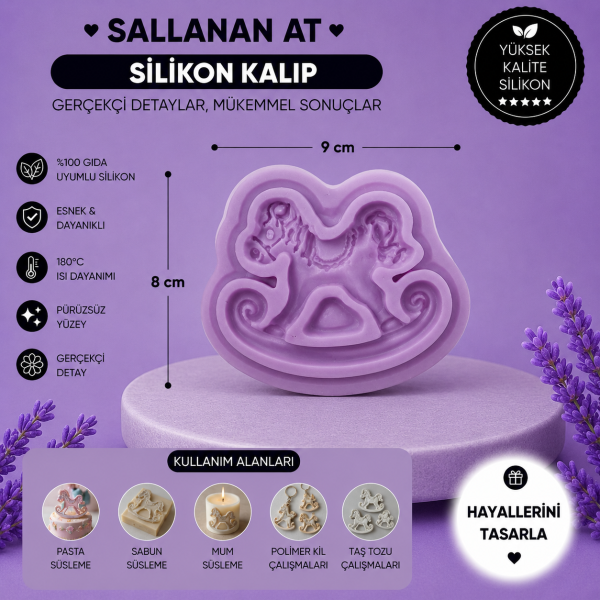 Silikon Kalıp Sallanan At