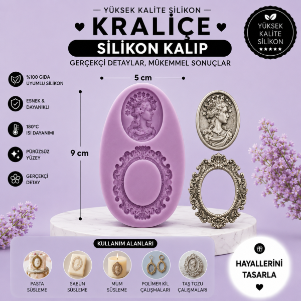 Silikon Kalıp Kraliçe
