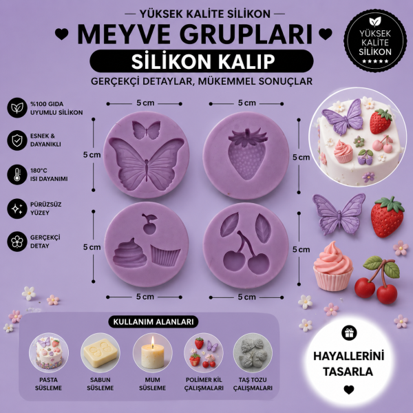 Silikon Kalıp Meyve Grupları