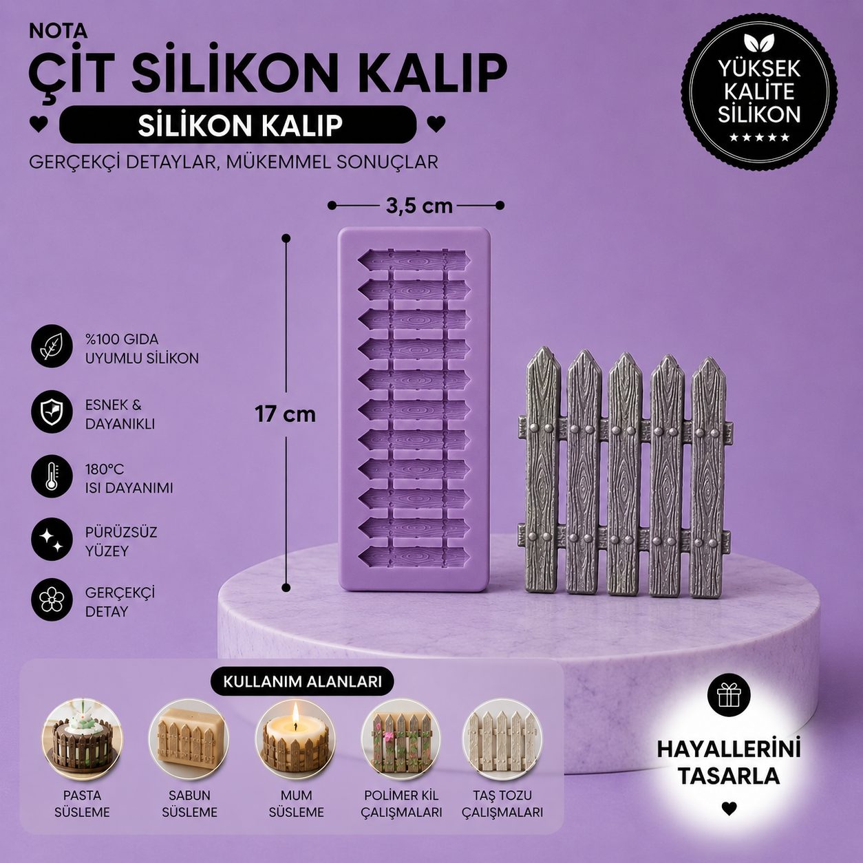 Silikon Kalıp Çit