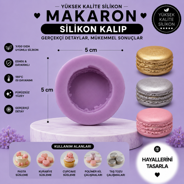 Silikon Kalıp Makaron
