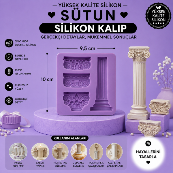 Silikon Kalıp Sütun