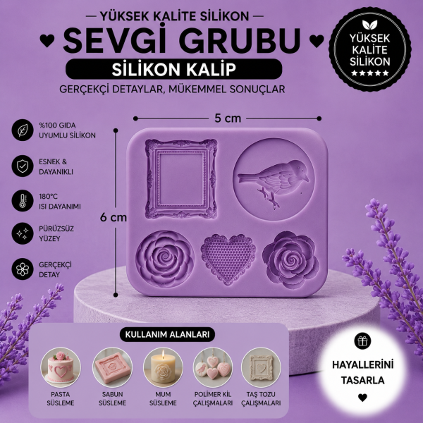 Silikon Kalıp Sevgi Grubu