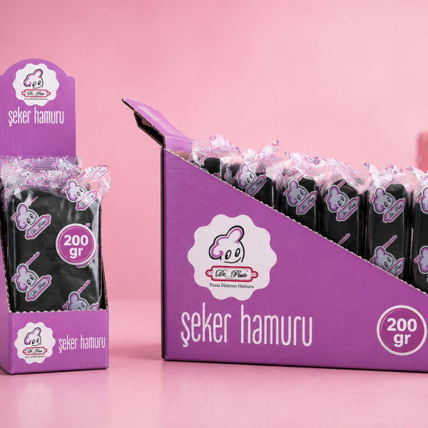 Dr-Paste Şeker Hamuru Siyah 200 gr