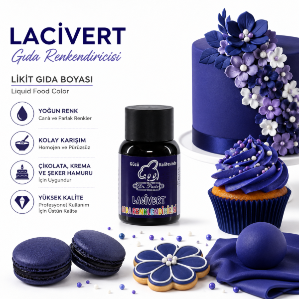 Dr-Paste Gıda Boyası Lacivert 50 GR