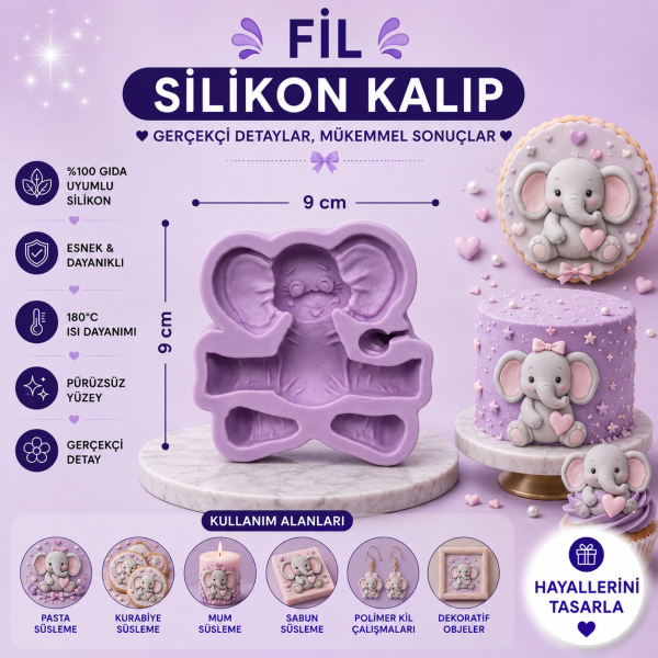 Silikon Kalıp Fil