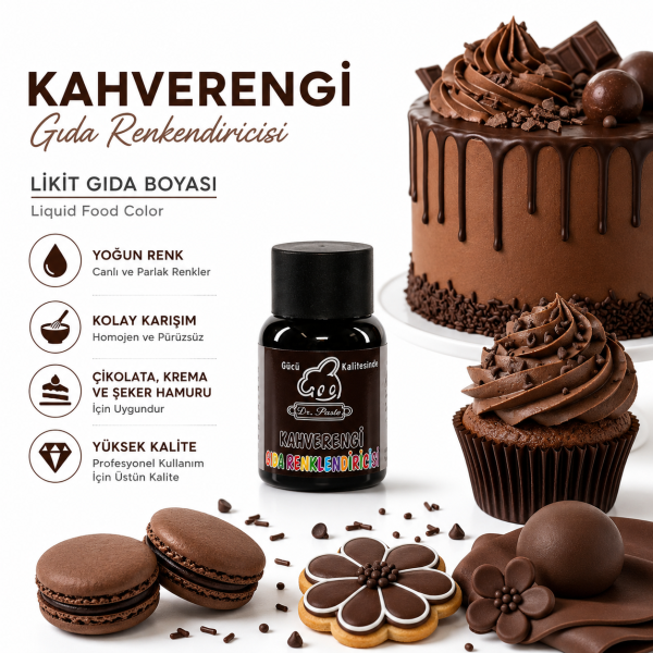 Dr-Paste Gıda Boyası Kahverengi 50 GR