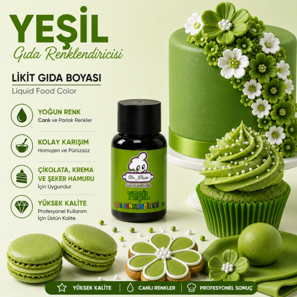 Alternative view of Dr-Paste Gıda Boyası Yeşil 50 GR